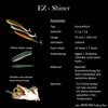 Rubber fish EZ Shiner 100 in colour H 10 cm