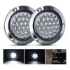 ROMERADOS 2pcs Plafon 24 Led Redondo Camion Cuarto Estrobo Stop
