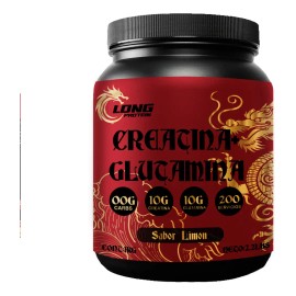 Creatina + Glutamina Long 1kg 50servi Suplemento Alimenticio