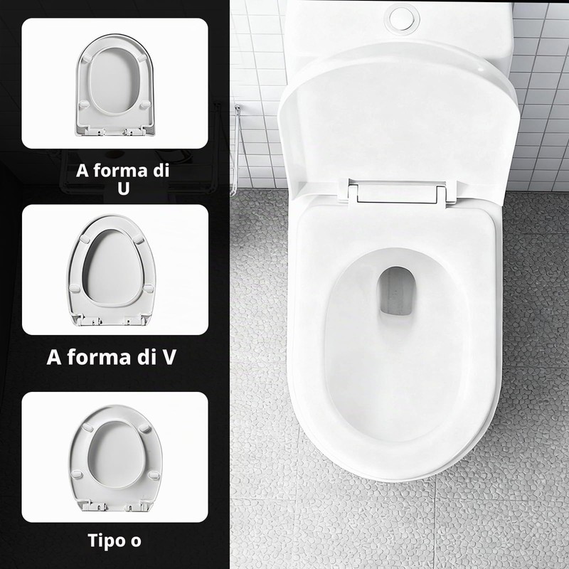 12 Pezzi Ammortizzatori WC, Paraurti per Coperchio Water, Cuscinetti Antirumore