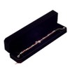 LILY TREACY Deluxe Black Velvet Jewelry Box Bracelet Necklace Watch