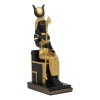 Ebros Egyptian Goddess Isis Seated On Throne 7.5 Inch Tall