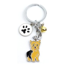 KOYOKOMA Dog Keychain Paw Ring Dog Key Ring Charm Maltese Bichon Husky Toy Poodle Love Golden Corgi, large