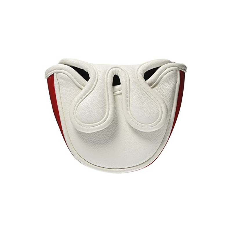 Geotech Head Cover Japan Mallet Putter Cover White