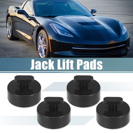 X AUTOHAUX 4 Pcs Jack Pad Adapter Rubber Jack Pucks Jacking Lift Pads Accessories for Chevy Corvette C5 C6 C7