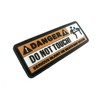 Danger Do Not Touch Airsoft Paintball PVC Morale Patch