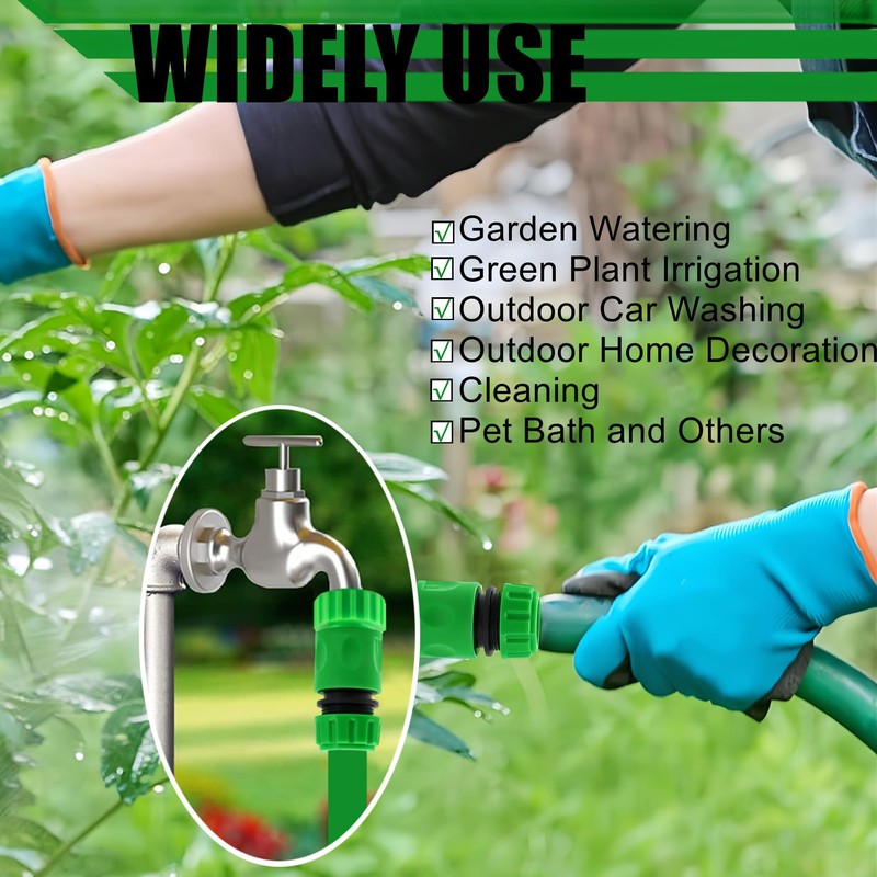 XPendHoze Hose Connector Garden Hose Fitting Set.Hose End Quick Connector,