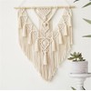 BMIDRUT Hanging Macrame Tapestry Woven Boho Wall Art Handmade Macrame