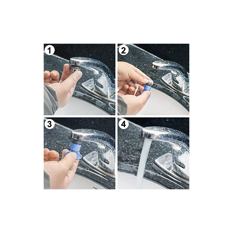 6 Pieces Faucet Aerators with Faucet Aerator Removal Tool 18.5