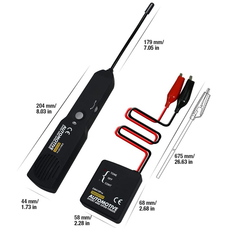 Tuperoymse 1 Set Automotive Wire Short Open for FINDER Power