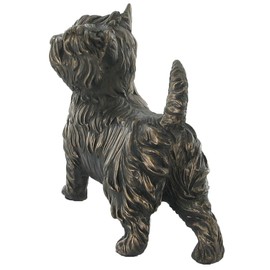 Art Deco Bronze West Highland Terrier Dog Sculpture
