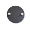Round House Number Engraved Sign - Comes with floating fixings