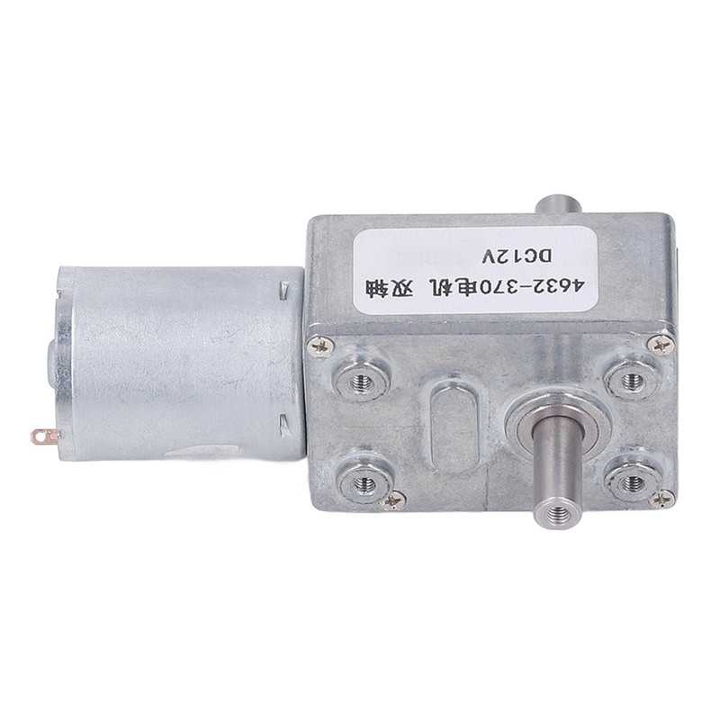 Double Shaft Gear Motor Self Locking CW CCW Aluminum Alloy
