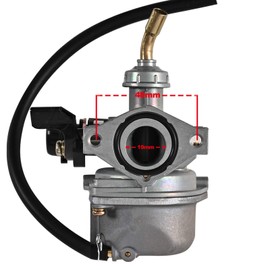 Trkimal PZ19 Carburetor Compatible with CRF ATV Dirt Pit Bike Taotao 50cc 70cc 80cc 90cc 110cc 125cc 4 Stroke ATV Go Kart Pit Dirt Bike Quad Carb together with Fuel Filter 35mm Air Filter and Gasket.
