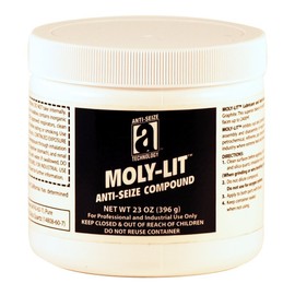 MOLY-LIT 12016 Molydbenum Disulfide and Graphite Anti-Seize Compound, 23 oz., Black, Paste