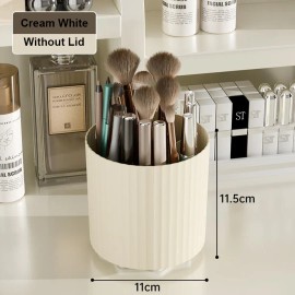 Rotating Makeup Brush Holder – Makeup Brush Organizer Box, Cosmetic Storage Display