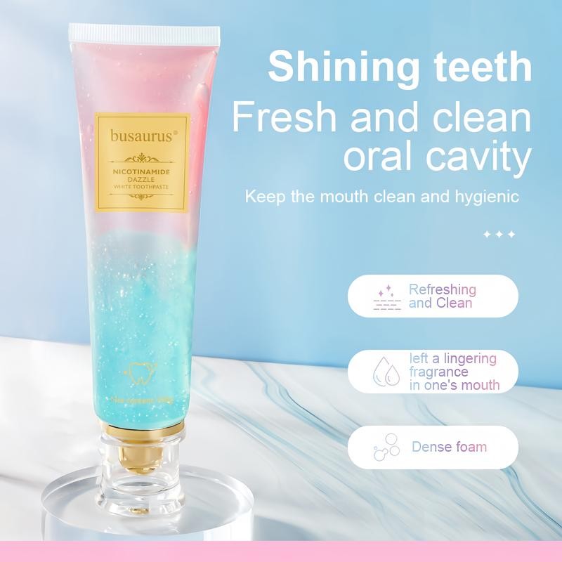 Niacinamide Toothpaste Mint flavored toothpaste freshens breath, deep cleansing improves