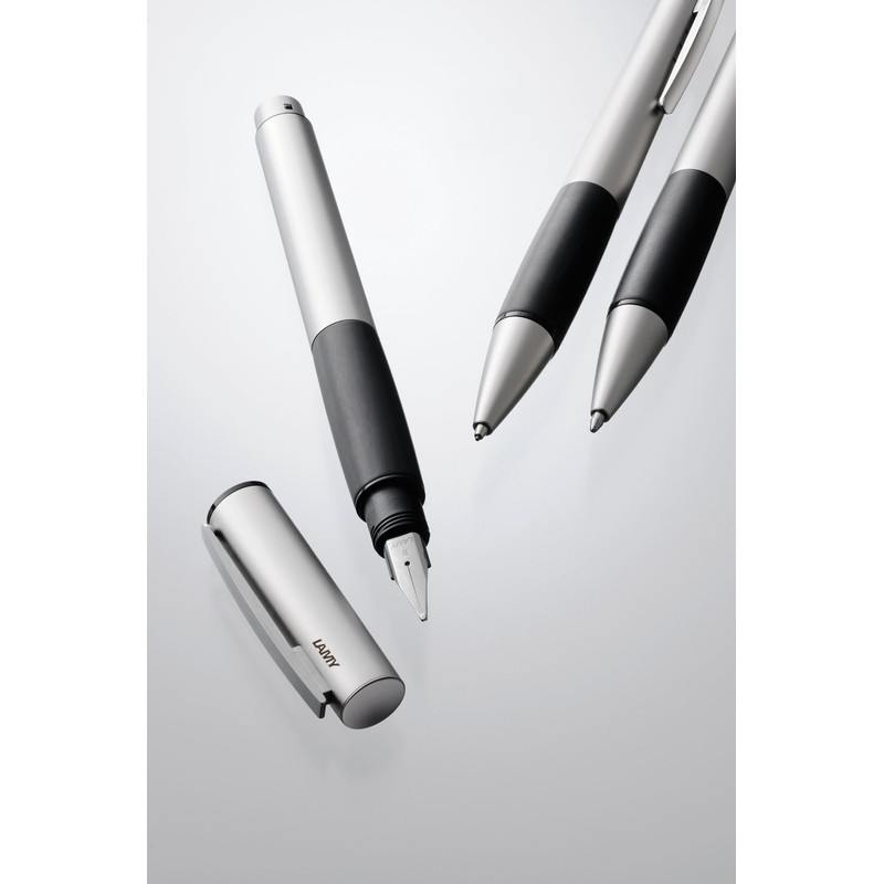 LAMY Accent 096 Fountain Pen - Aluminium Fountain Pen with