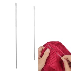 12、10 Inch Upholstery Needles Large Eye Stitching Needles Hand Sewing Needles Stainless Steel Straight Hand Sewing Needles for Home Hand Sewing Leather Tapestry Embroidery Tufting Webbing Carpet