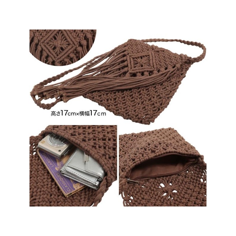 Kobe Lettuce B1618 Women's Bag, Pochette, Bag, Shoulder Bag, Bohemian