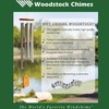 Woodstock Wind Chimes Zenergy Solo Hand Chime, Silver (7") Musically