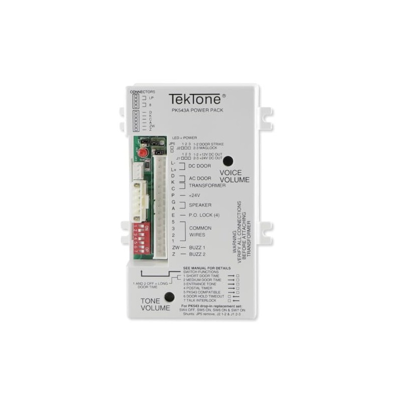 TekTone PK543A Apartment Intercom Amplifier