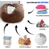 Giant Bean Bag Chair Cover(No Filler),Oversized Round Soft Fluffy PV