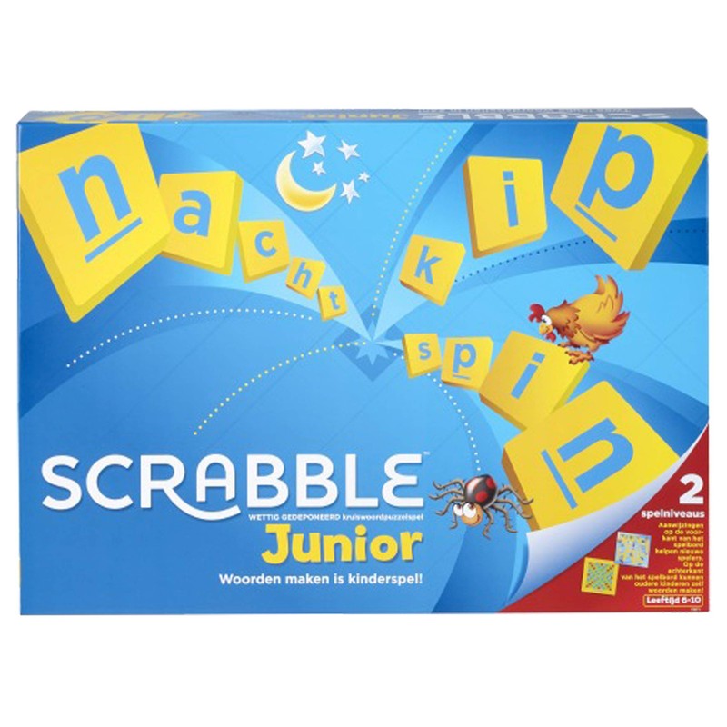 Mattel Games Scrabble Junior, Children Board Game from 6 Years