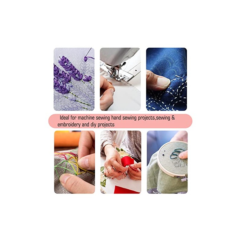 Sewing Thread 4 Colors Set 40s/2 for Sewing MachineÔºåQuiltingÔºåHand Sewing