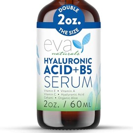 Eva Naturals- Hidratación superior para todo tipo de piel nuestro suero hialurónico  B5 ayuda a retener la humedad y reducir la apariencia de los...  
