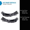 TRQ TRQ Front Inner Fender Liner Set Compatible with 2010-2013
