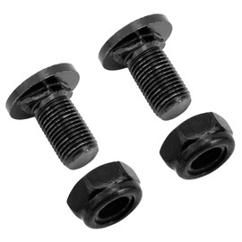 Fukaisu 5640321002 Lawn Mower Blade Bolt Kit for EGO, 2pcs Lawnmower Bolts & 2pcs Hex Lock Nuts Replacement Parts for EGO Power + Parts 21in Mowers LM2130 LM2133 LM2130SP LM2135SP LM2150SP LM2156SP
