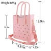 Functional EVA Laptop Handbag with Handle Punching Holes Custom Design