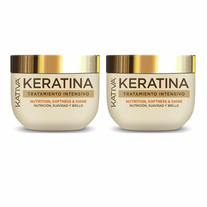 2 Pack KATIVA Keratina Tratamiento Intensivo 300mL