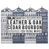 BLKSMITH BLKSMITH Refined Man Face & Body Wipes for Men - X4, 30 Pack (120 Total) - Shower Wipes (Leather & Oak Cedar Bourbon)