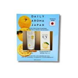 Daily Aroma Japan Kit Yuzu Bloqueador UV Gel 40g & Crema Manos 75g