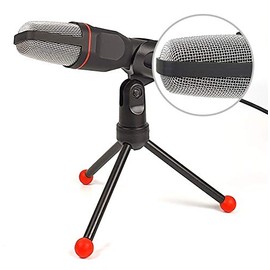 Alfoto AF-M1 3.5mm 4 Pole Mini Plug Condenser Microphone *The microphone is only compatible with smartphones, it will not work with camera or computer