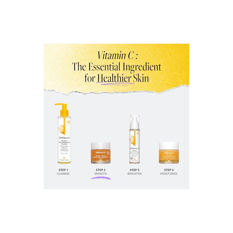 Derma-e Vitamin C Instant Radiance Citrus Facial Peel Unisex 2