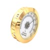 Hygrometer, Round Analogue, Cigar Hygrometer, Easy to Carry, Durable, Stable,