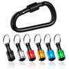 Bestgle 6Pcs Portable Drill Screwdriver Bit Holder Keychain Extension Bar