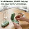 Pill Cutter Splitter with Adjustable Slot, 1/2 1/3 1/4 Tablet