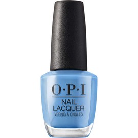 OPI OPI Nail Lacquer Rich Girls & Po-Boys | Opaque Bright Blue Crme Chip Resistant Nail Polish | Vegan, Fast Drying, Streak Free