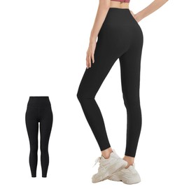 FLYSHION Women's Yoga Pants【Sweat-wicking and Quick-drying・Comfortable Touch・Wear for Beautiful Butt and Legs】Yoga Wear Yoga Leggings 9-inch Length High-Waist Tights Sports Tights Dance Training Hot