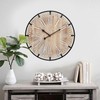 EMAX HOME 20 Inch Large Farmhouse Wall Clock, Rustic Antique