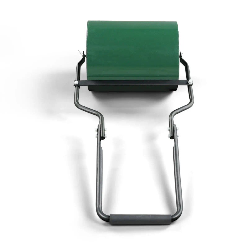 "16in Heavy Duty Steel Lawn Roller with U-Shaped Handle Fillable