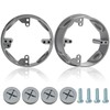 Juexica 2 Pcs 1/2-inch 4 Hole 4 Inch Round Sealproof