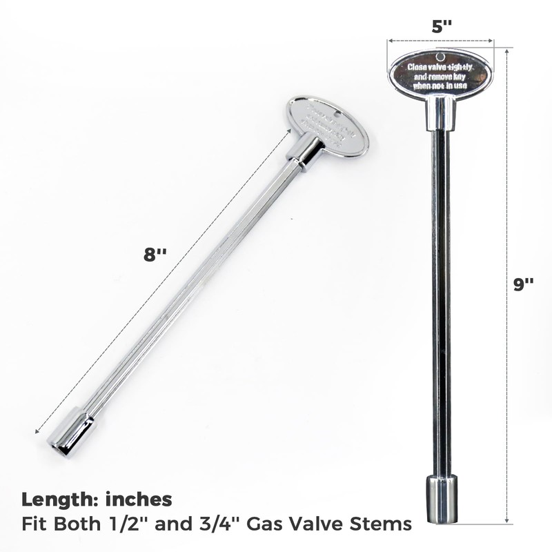 Himaweek Universal Gas Valve Key for Gas Fire Pits and