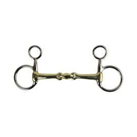 AK Hanging Cheek Baucher Horse Riding Bit with Lozenge in German Silver AKRS-2616 (5.75'', German-Silver)