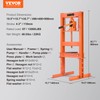 VEVOR Hydraulic Shop Press, 6 Ton/13000lbs, H-Frame, 4-Hold Adjustable Height,