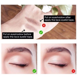 200pcs 5MM Water Eyelid Tape Ultra Invisible Beauty Double Eyelid Tape Stickers Instant Eye Lift Without Surgery Perfect for Hooded, Droopy, Uneven, Mono-eyelids